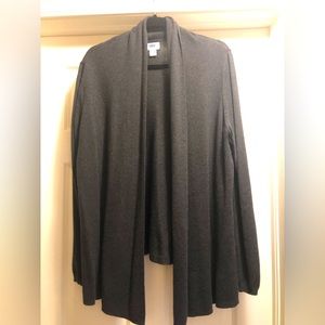 Classic Charcoal Cardigan (XL)